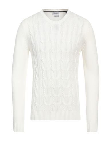 Markup Man Sweater Ivory Size Xxl Acrylic, Nylon In White