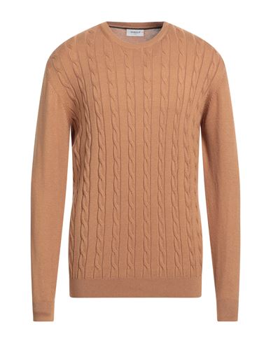 Markup Man Sweater Camel Size M Viscose, Nylon, Acrylic, Cashmere In Beige