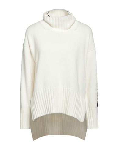 Alpha Studio Woman Turtleneck Off White Size 12 Recycled Wool, Viscose, Polyamide, Cashmere