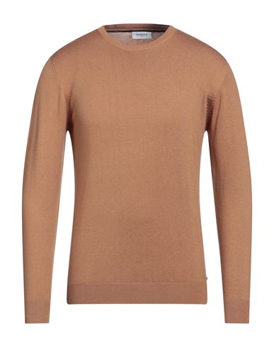 Markup Man Sweater Camel Size Xl Viscose, Nylon, Lyocell, Cashmere In Beige