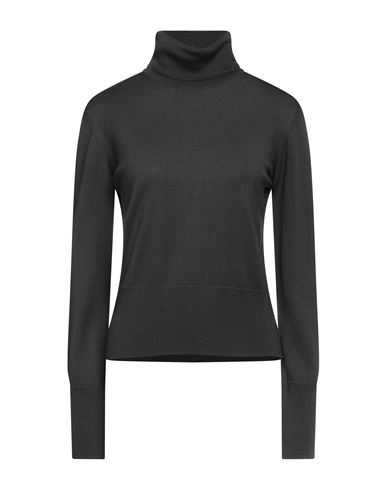 Alpha Studio Woman Turtleneck Steel Grey Size 6 Wool