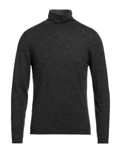 STILE LATINO STILE LATINO MAN TURTLENECK STEEL GREY SIZE 44 CASHMERE, SILK