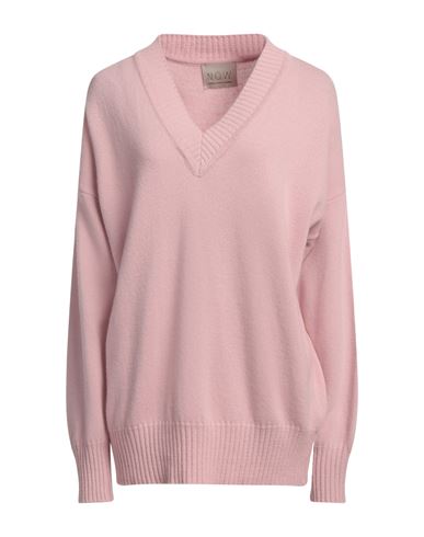 N.o.w. Andrea Rosati Cashmere N. O.w. Andrea Rosati Cashmere Woman Sweater Pink Size S Cashmere, Viscose, Wool, Polyamide