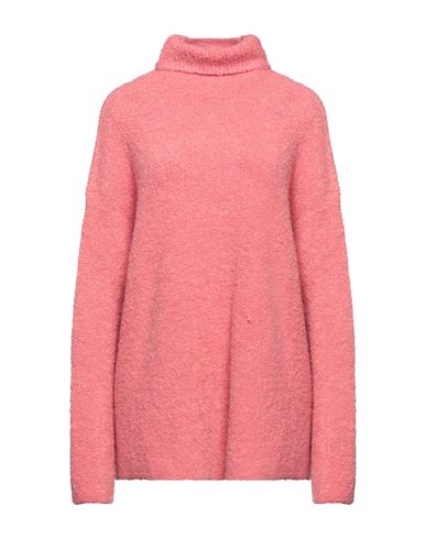 Semicouture Woman Turtleneck Pink Size M Alpaca Wool, Wool, Acrylic, Polyamide, Elastane