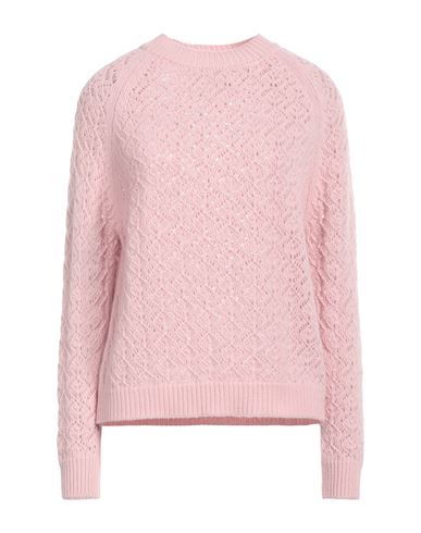 N.o.w. Andrea Rosati Cashmere N. O.w. Andrea Rosati Cashmere Woman Sweater Pink Size L Cashmere, Viscose, Wool, Polyamide