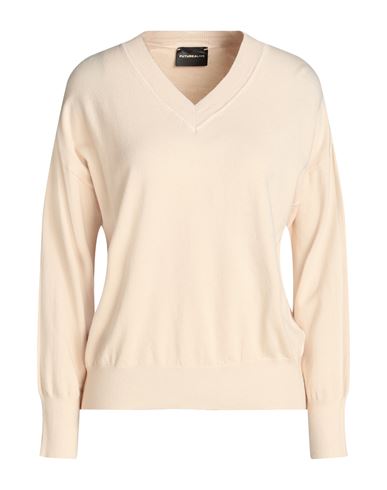 Future Alive Woman Sweater Beige Size S Viscose, Polyester, Nylon