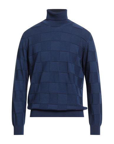 +39 Masq Man Turtleneck Navy Size 42 Merino Wool