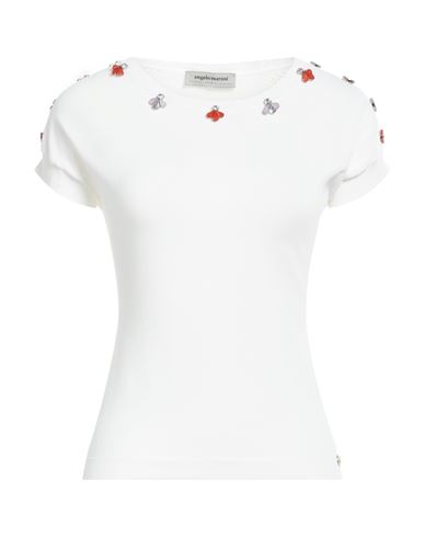 Angelo Marani Woman Sweater Off White Size 4 Viscose, Polyester