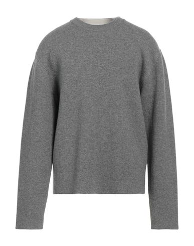 Jil Sander Virgin Wool-cashmere Sweater In Grey