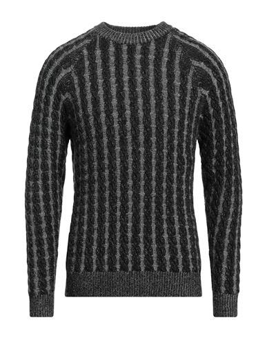 Lucques Man Sweater Black Size 42 Wool, Viscose, Polyamide, Cashmere