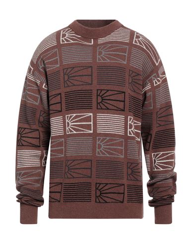 Rassvet Man Sweater Brown Size Xl Acrylic, Wool, Polyamide, Mohair Wool