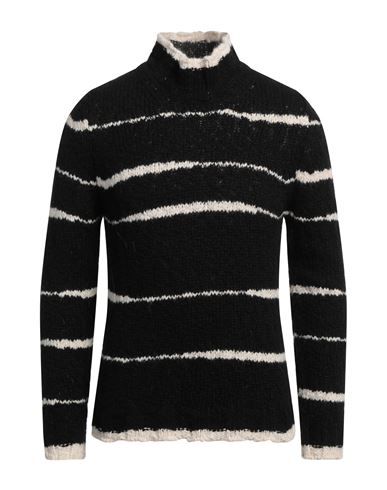 Alpha Studio Man Turtleneck Black Size 42 Acrylic, Alpaca Wool, Polyamide, Merino Wool