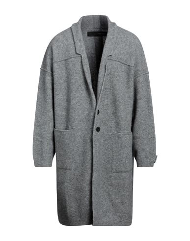 Isabel Benenato Man Cardigan Grey Size Xl Wool, Polyamide, Elastane