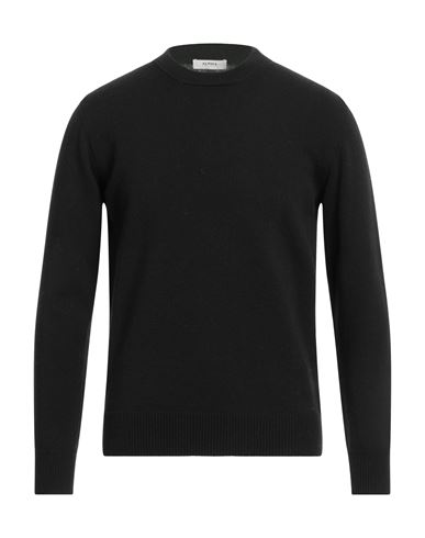 Alpha Studio Man Sweater Black Size 44 Wool