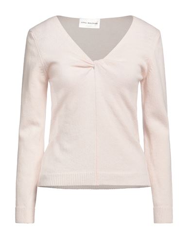 Anna Molinari Blumarine Woman Sweater Blush Size 8 Wool In Pink
