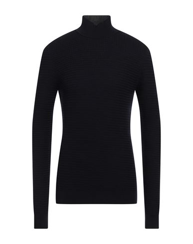 ALPHA STUDIO ALPHA STUDIO MAN TURTLENECK NAVY BLUE SIZE 36 MERINO WOOL