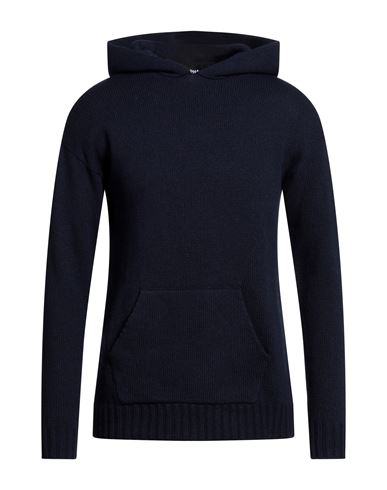 Alpha Studio Man Sweater Navy Blue Size 42 Recycled Wool, Viscose, Recycled Polyamide, Recycled Cash