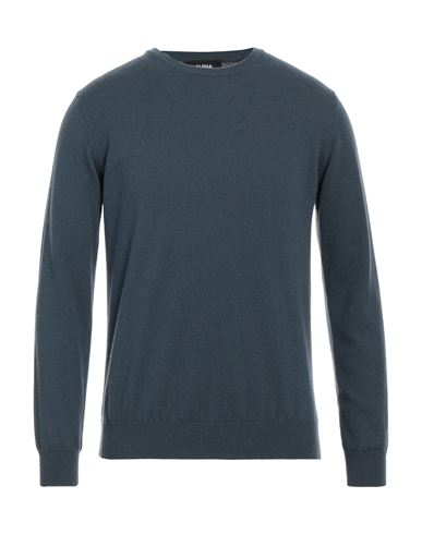 Alpha Studio Man Sweater Slate Blue Size 46 Cashmere