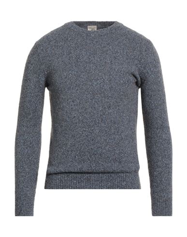 H953 Man Sweater Navy Size 36 Cotton, Polyamide, Alpaca Wool, Wool In Blue