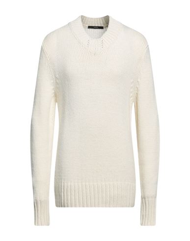 I'm Brian Man Sweater Ivory Size L Acrylic, Wool In White