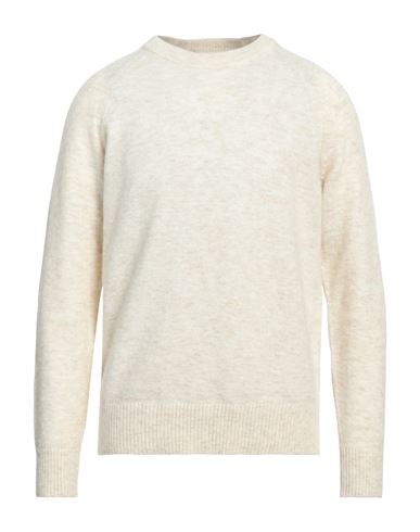 Selected Homme Man Sweater Ivory Size Xl Recycled Polyester, Alpaca Wool, Wool, Nylon, Elastane In White