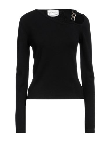 Anna Molinari Blumarine Woman Sweater Black Size 2 Viscose, Polyamide, Wool