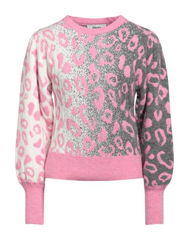 Dimora Woman Sweater Pink Size 2 Acrylic, Polyamide, Polystyrene, Viscose, Wool