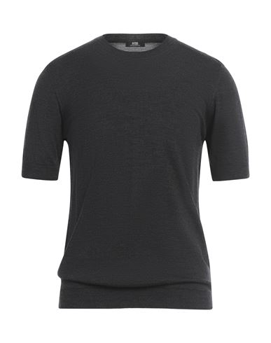 Alpha Studio Man Sweater Charcoal Size 44 Merino Wool