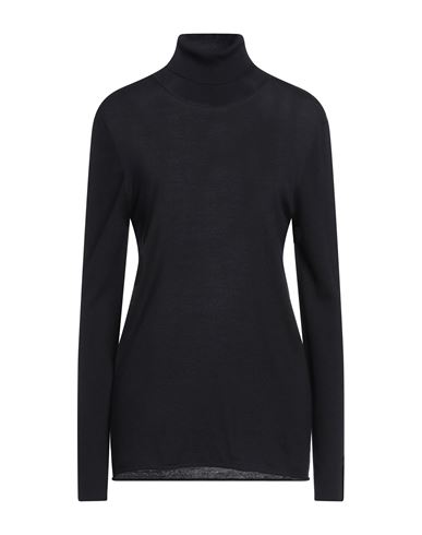 Alpha Studio Woman Turtleneck Midnight Blue Size 2 Merino Wool