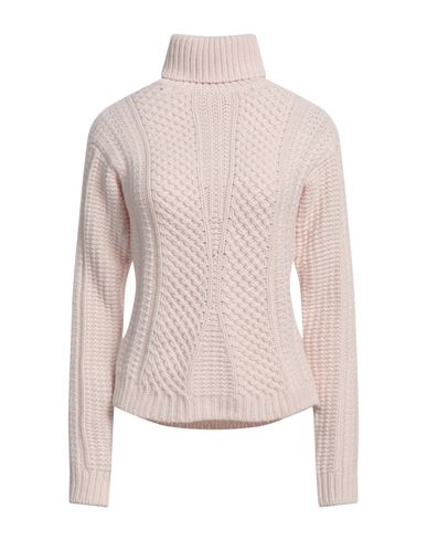 Anna Molinari Woman Turtleneck Light Pink Size 8 Wool