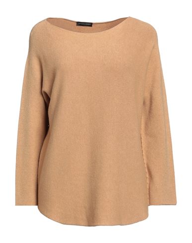 Spadalonga Woman Sweater Camel Size 8 Acrylic, Polyamide, Wool, Viscose In Beige