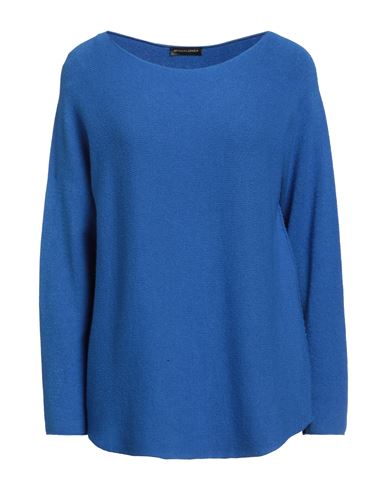 Spadalonga Woman Sweater Bright Blue Size 8 Acrylic, Polyamide, Wool, Viscose