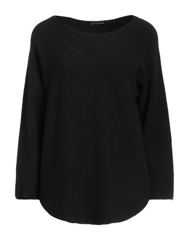 Spadalonga Woman Sweater Black Size 8 Acrylic, Polyamide, Wool, Viscose