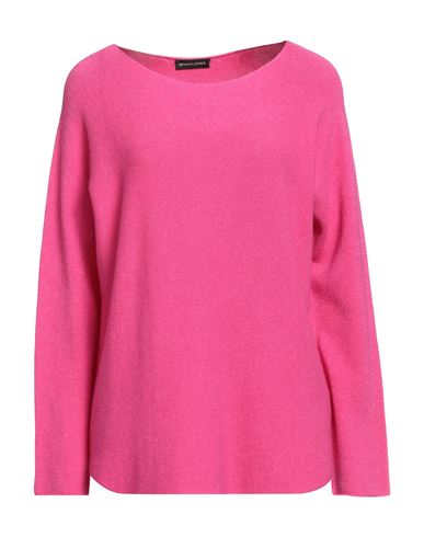 Spadalonga Woman Sweater Fuchsia Size 8 Acrylic, Polyamide, Wool, Viscose In Pink