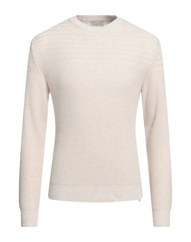 Brooksfield Man Sweater Beige Size 40 Polyamide, Viscose, Wool, Cashmere