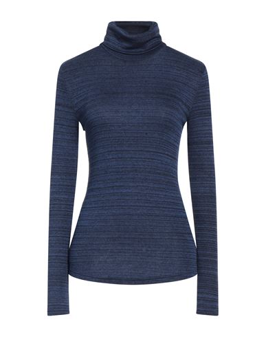 Isabel Marant Étoile Woman Turtleneck Navy Blue Size 4 Viscose, Polyamide, Elastane