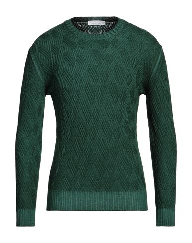 Filippo De Laurentiis Man Sweater Emerald Green Size 40 Merino Wool
