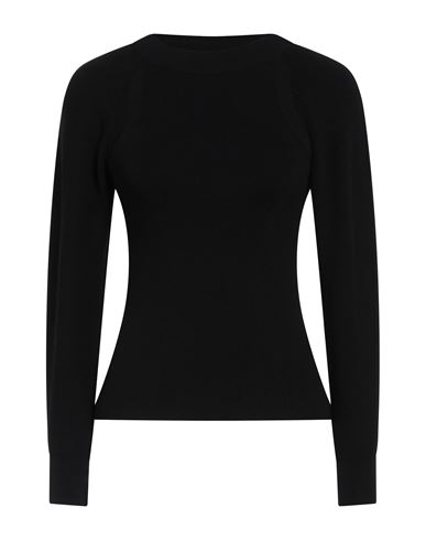 Nenette Woman Sweater Black Size L Viscose, Polyester