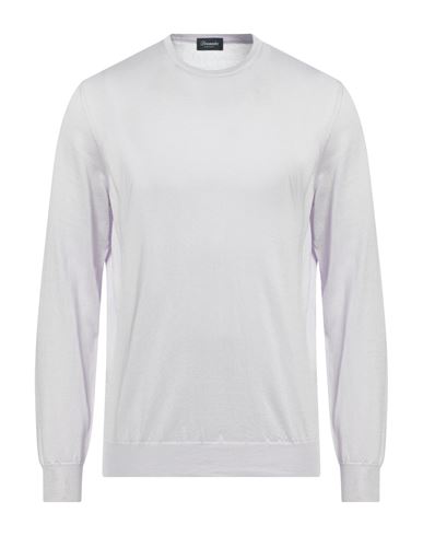 Drumohr Man Sweater Lilac Size 42 Cotton In Purple