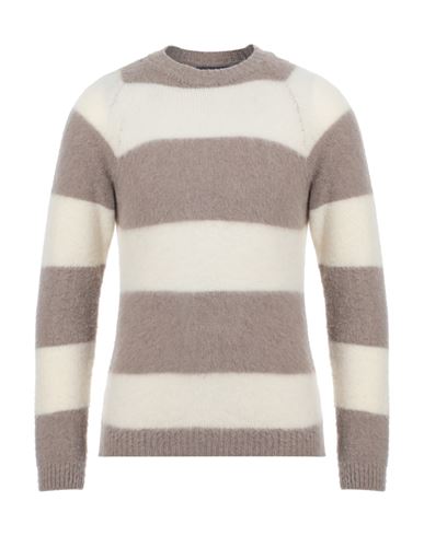 Daniele Fiesoli Man Sweater Dove Grey Size L Merino Wool