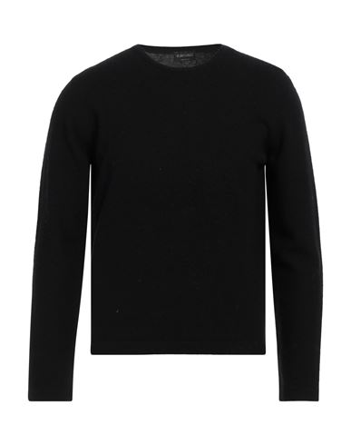 Zanieri Man Sweater Black Size 38 Lambswool, Cashmere