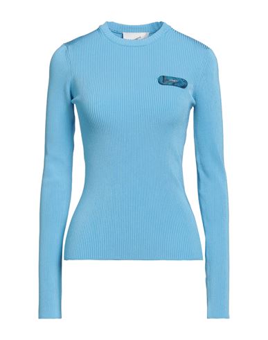 Coperni Woman Sweater Azure Size S Viscose, Elastane In Blue