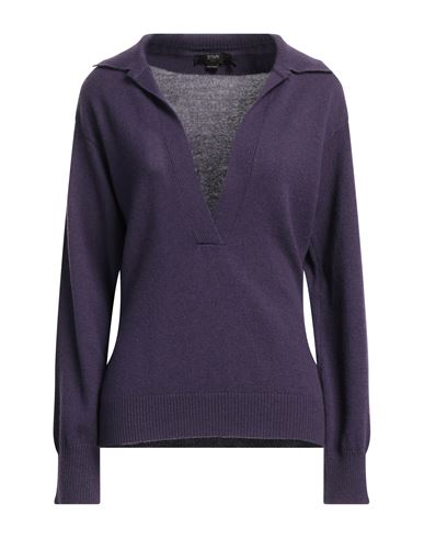 Seventy Venezia Woman Sweater Purple Size S Wool, Cashmere