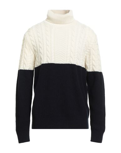 +39 MASQ +39 MASQ MAN TURTLENECK CREAM SIZE 44 WOOL 