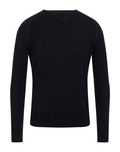 Aspesi Man Sweater Midnight Blue Size 40 Wool
