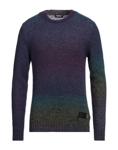 Shop Dondup Man Sweater Purple Size 38 Alpaca Wool, Wool, Polyamide