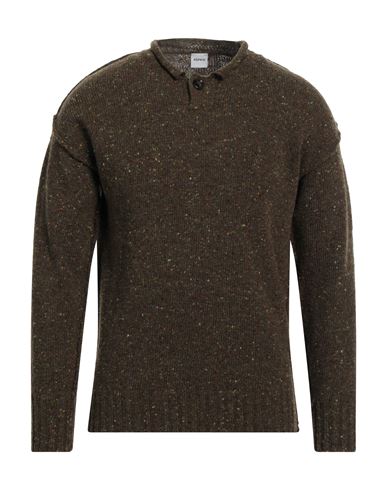 Aspesi Man Sweater Military Green Size 42 Wool