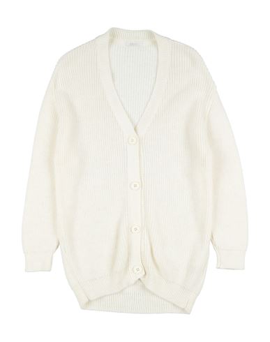 L:ú L:ú By Miss Grant Toddler Girl Cardigan Off White Size 6 Acrylic In Off White