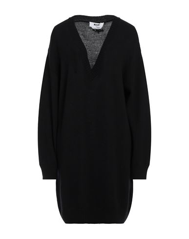 Msgm Woman Sweater Black Size L Wool, Cashmere