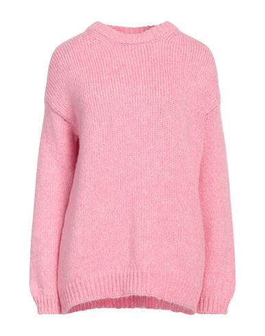 Aragona Woman Sweater Pink Size 8 Alpaca Wool, Wool, Polyamide